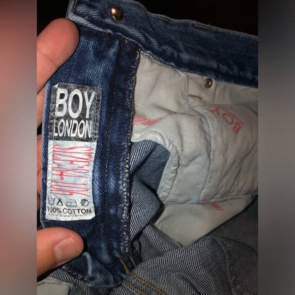 Men’s Boy London (designer) Blue Jeans (33 inch waist 34 inch inseam) - Picture 7 of 11